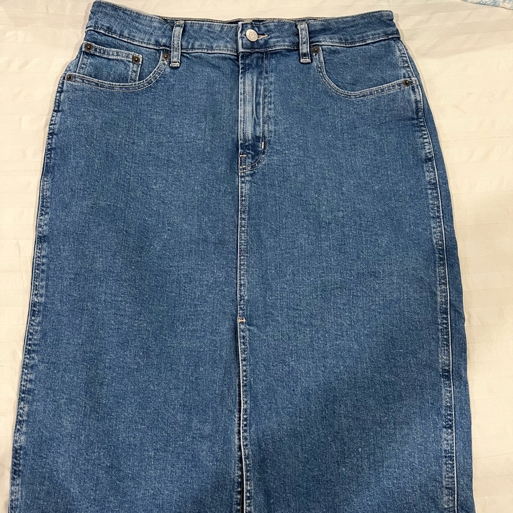 Blue Denim Skirt